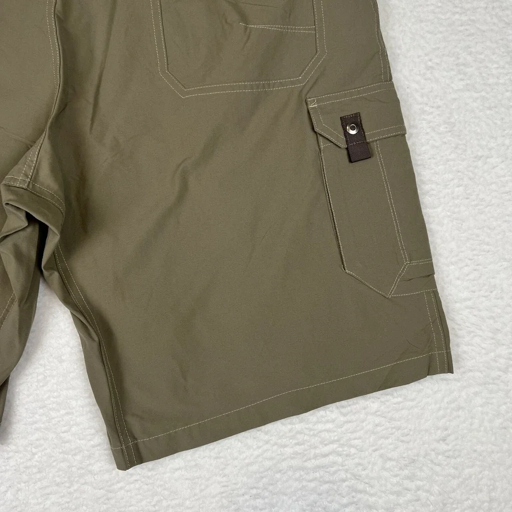Kuhl Cargo Shorts Hiking Outdoor Tan Nylon Spandex Blend Men's Size 38